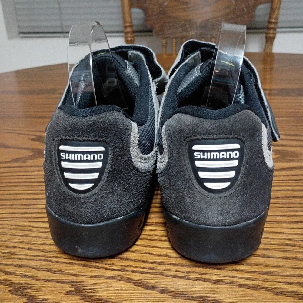 Shimano SH-M038 Mens Mountain Bike Cycling Shoes Gray Black SPD Cleats